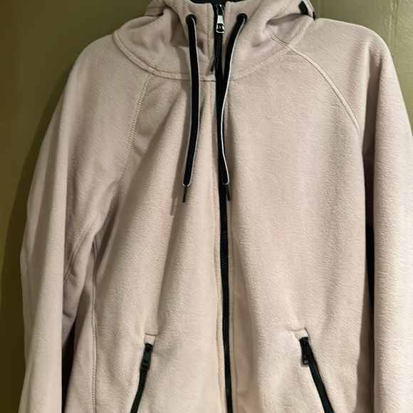 Calvin Klein Performance Women’s Hooded Fleece Jacket Sz L  Dusty Taupe. NWOT - Picture 5 of 13